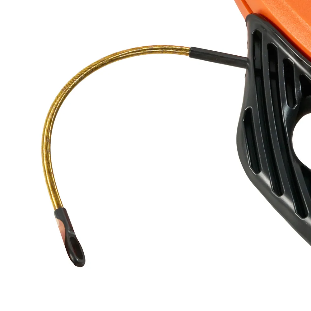 Guía jalacables de fibra de vidrio con conductor en espiral de 61 m